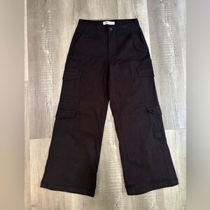 YMI  Black Cargo Pants - Straight Leg Utility Style
